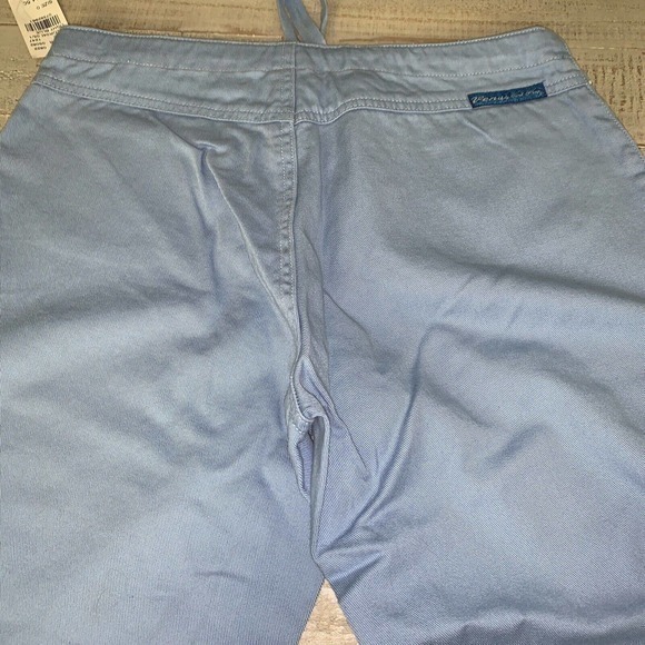 Vintage Pants Capris Y2K 90's Venus Girl Trap Light Blue Drawstring Waist Sz 0 - Picture 8 of 9